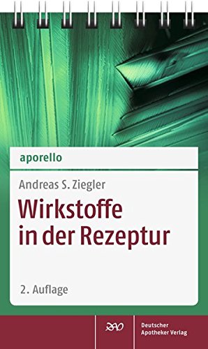 aporello   Wirkstoffe in der Rezeptur - Andreas S Ziegler Kartoniert (TB)
