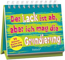 Der Lack ist ab, aber ich mag die Grundierung: 24 Klartext-Karten zum Geburtstag