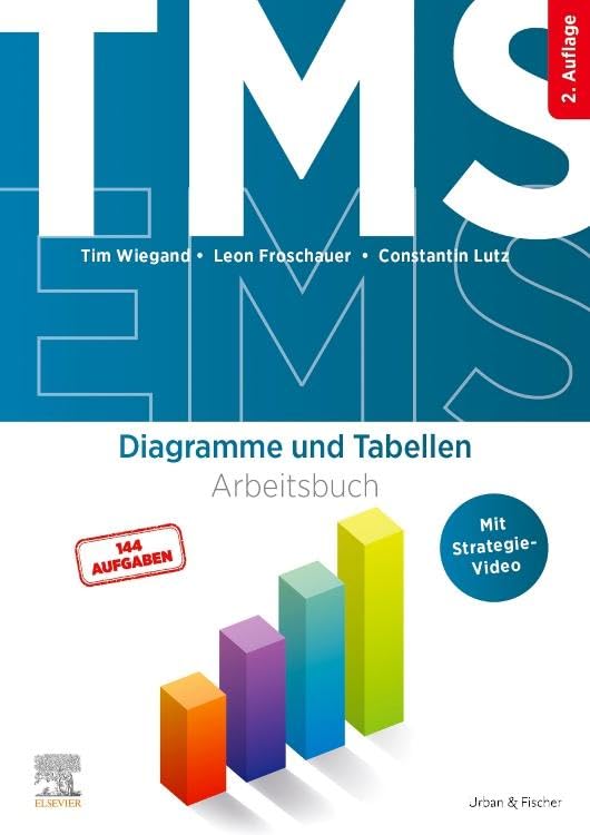 TMS und EMS - Diagramme und Tabellen: Arbeitsbuch für den Medizinertest (inkl. Strategievideo)