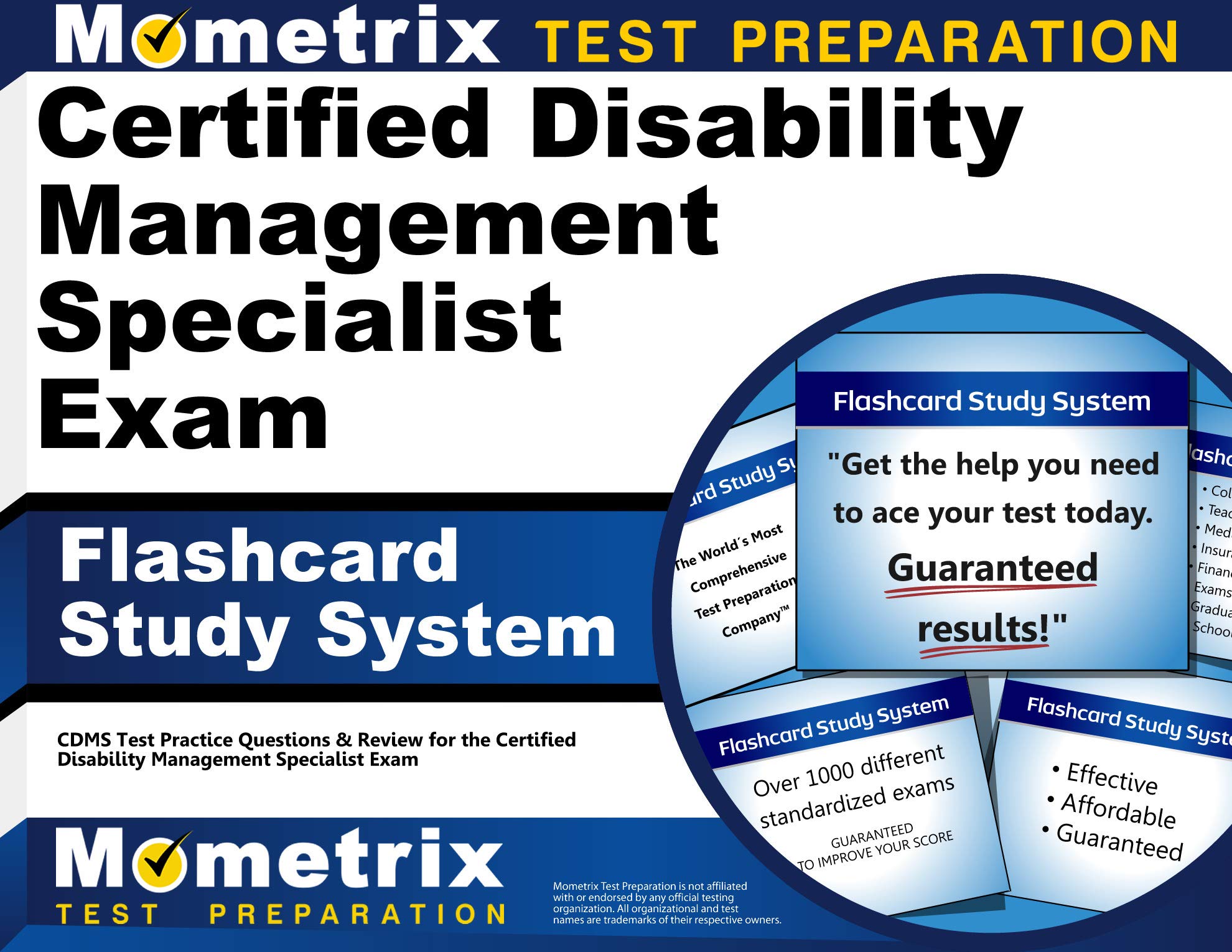 Certified Disability Management Specialist Exam Flashcard Study System: Cdms Test Practice Questions & Review for the Certified Disability Management