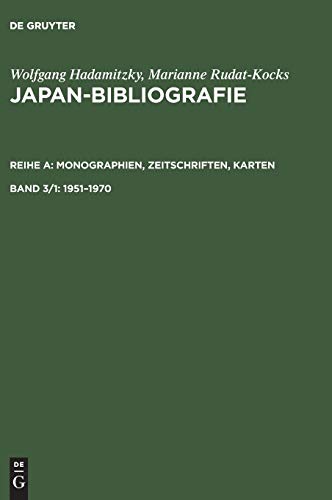 Japan-Bibliografie, Reihe A: Monografien, Zeitschriften, Karten / Monographs, periodicals, maps