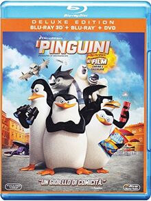 I pinguini di Madagascar (2D+3D+DVD) [3D Blu-ray] [IT Import]