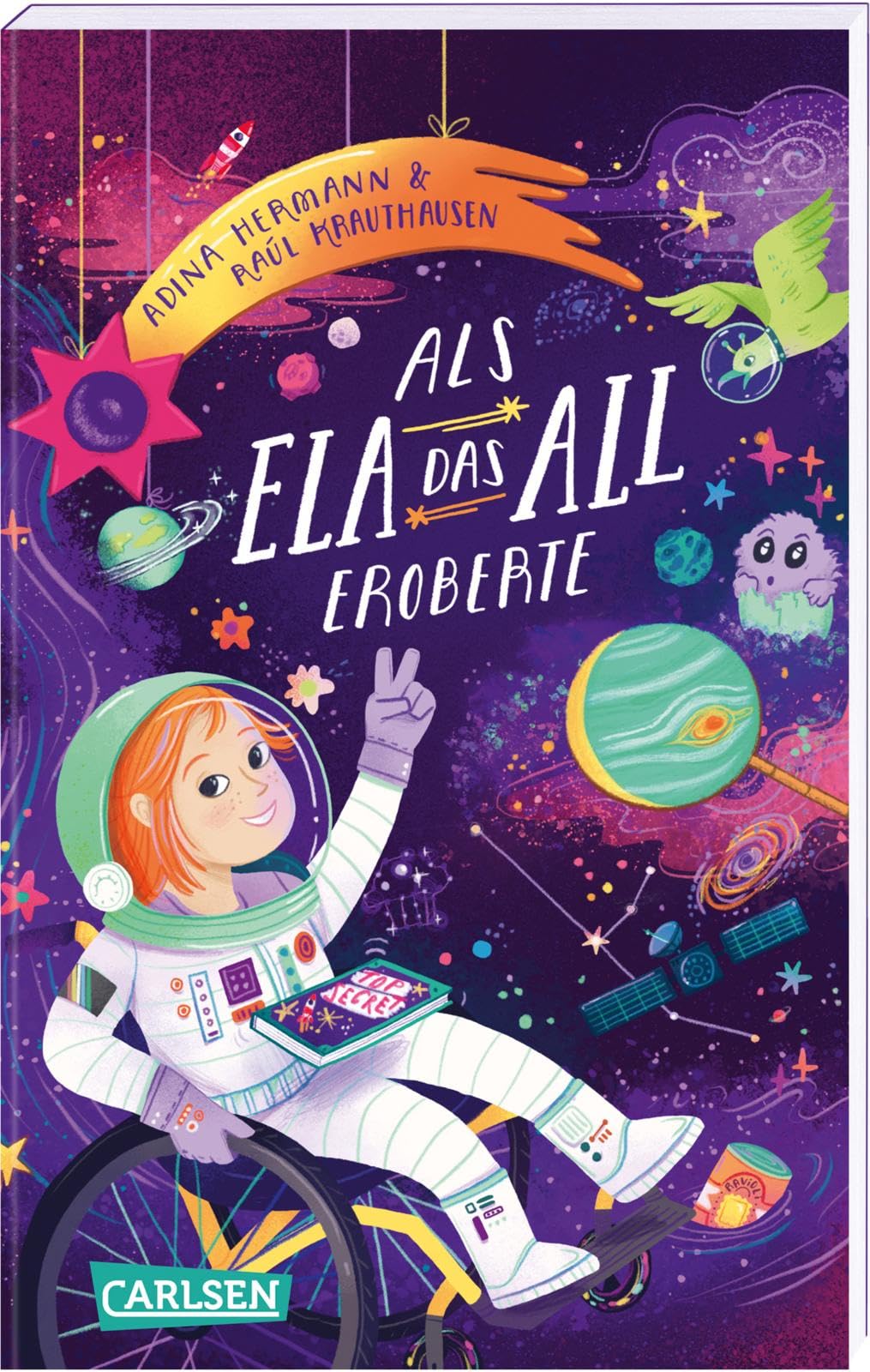 Als Ela das All eroberte: Kinderbuch ab 5 Jahren zum Vorlesen über Träume und Selbstvertrauen - mit barrierefreier Typografie