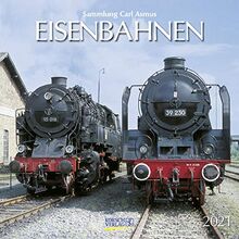 Eisenbahnen 2021: Broschürenkalender mit Ferienterminen. Format: 30 x 30 cm