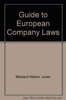 A Guide to European Company Laws