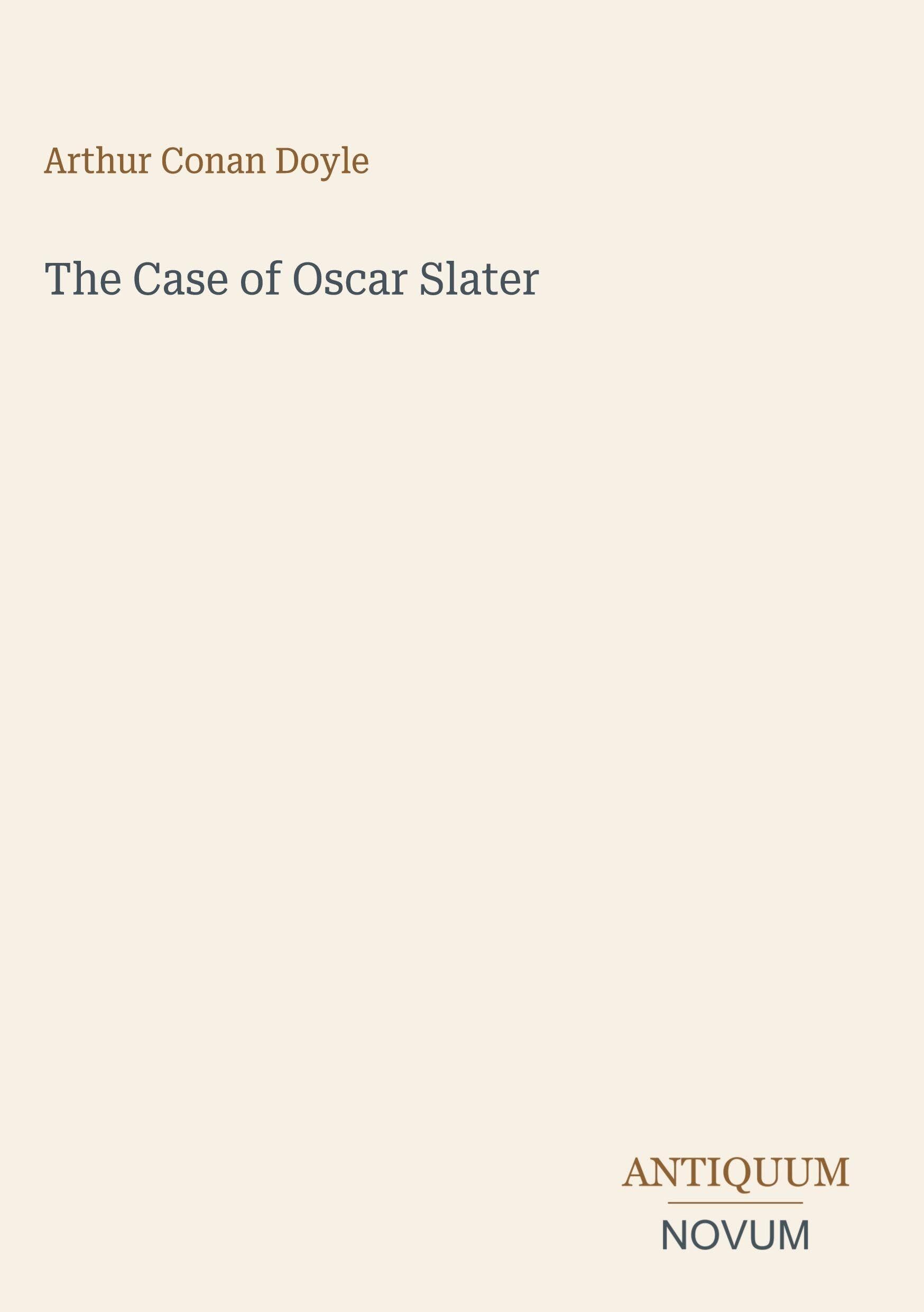 The Case of Oscar Slater