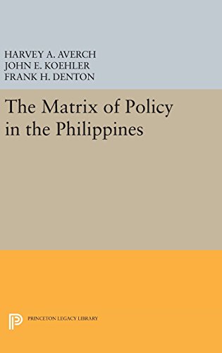 The Matrix of Policy in the Philippines (Princeton Legacy Library)