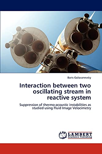 Interaction between two oscillating stream in reactive system: Suppression of thermo-acoustic instabilities as studied using Fluid Image Velocimetry