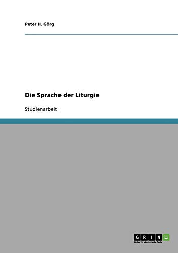 Die Sprache der Liturgie