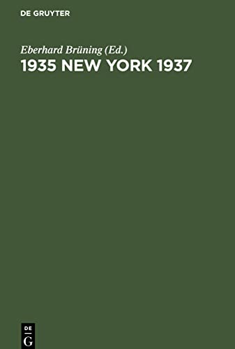 1935 New York 1937: Reden und Dokumente der Schriftstellerkongresse