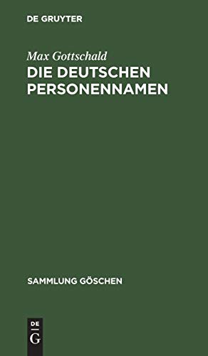 Die deutschen Personennamen