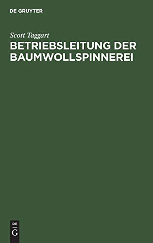 Betriebsleitung der Baumwollspinnerei