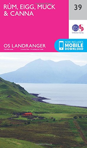 Muck Map Rum, Eigg & Muck 1 : 50 000 (OS Landranger Map) von Ordnance Survey ...