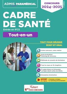 Cadre de santé : entrée en IFCS, tout-en-un : concours 2024-2025