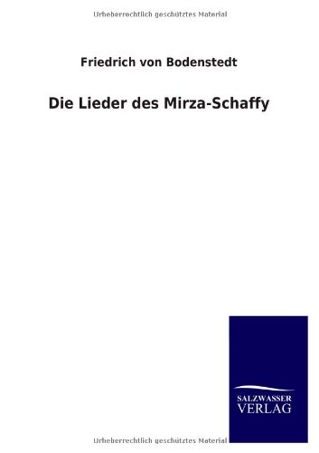 Die Lieder des Mirza-Schaffy