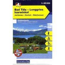 Outdoorkarte 04 Bad Tölz - Lenggries, Isarwinkel 1 : 35.000: Wandern, Rad, Langlauf, Skitouren. Jachenau, Kochel, Walchensee