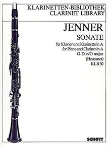 Sonate G-Dur: Klarinette in A und Klavier. (Klarinetten-Bibliothek)