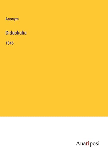 Didaskalia: 1846