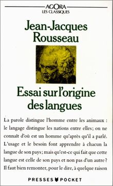 Essai sur l'origine des langues (Presses-Pocket)