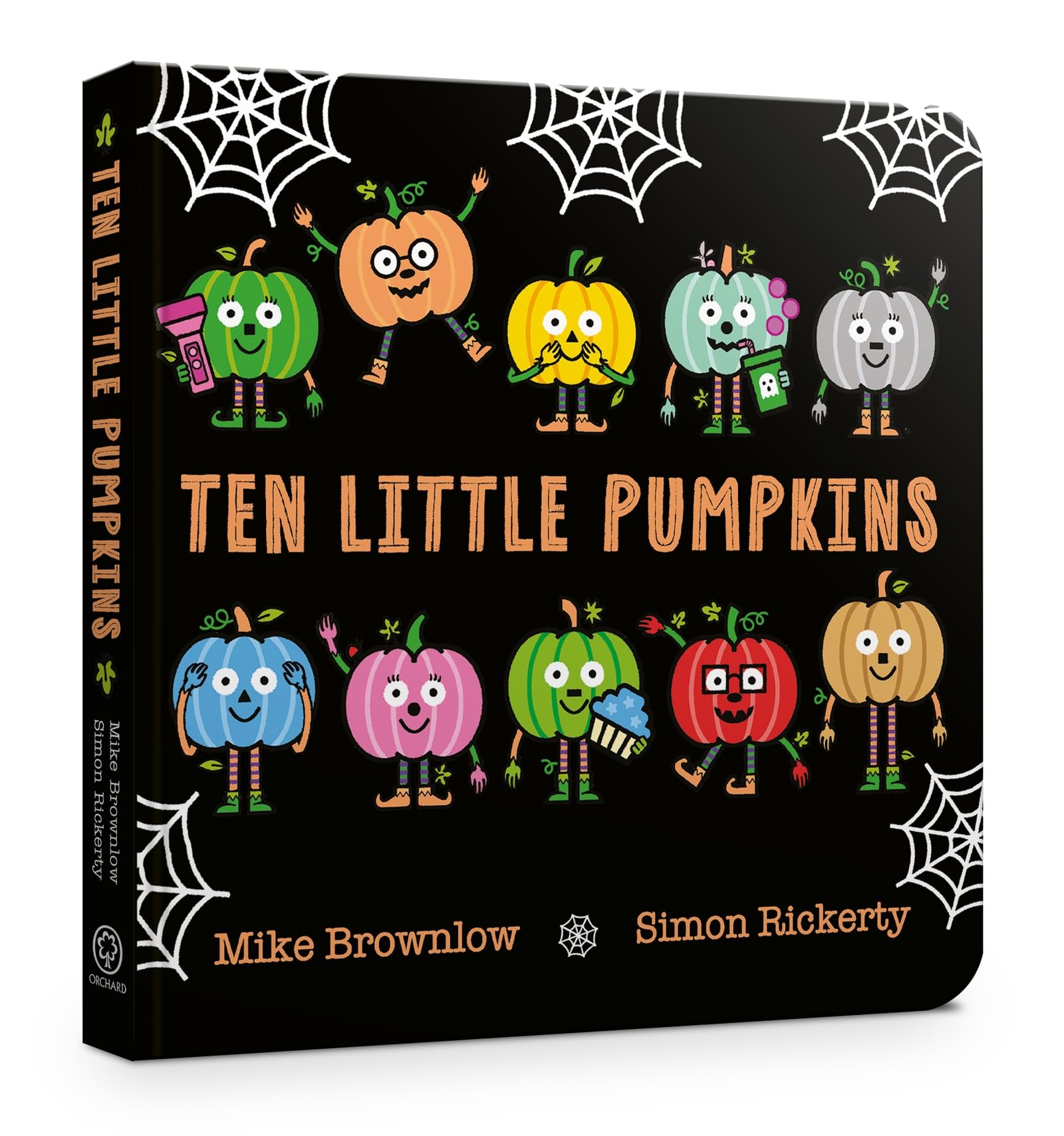 Ten Little Pumpkins Board Book: The perfect picture book for Halloween