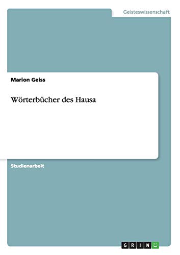 Wörterbücher des Hausa