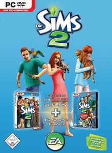 Die Sims 2 + Haustiere Edition  (DVD-ROM) von Electronic Arts GmbH | Game | Zustand gut
