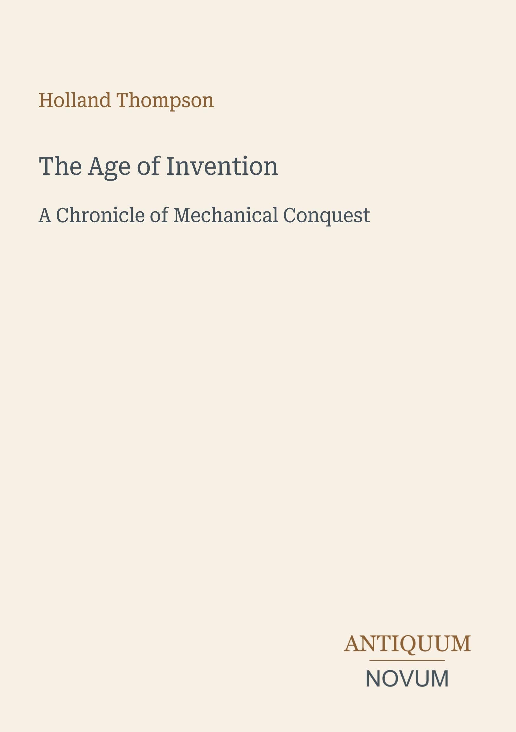 The Age of Invention