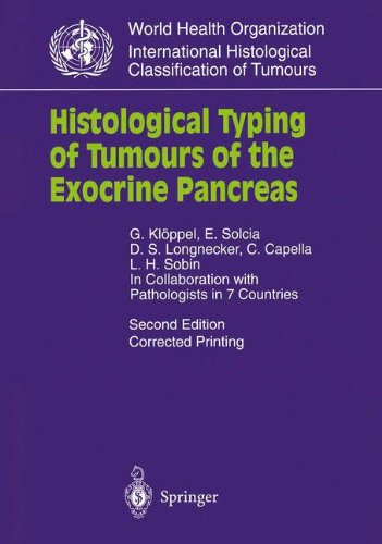 Histological Typing of Tumours of the Exocrine Pancreas (WHO. World Health Organization. International Histological Classification of Tumours)