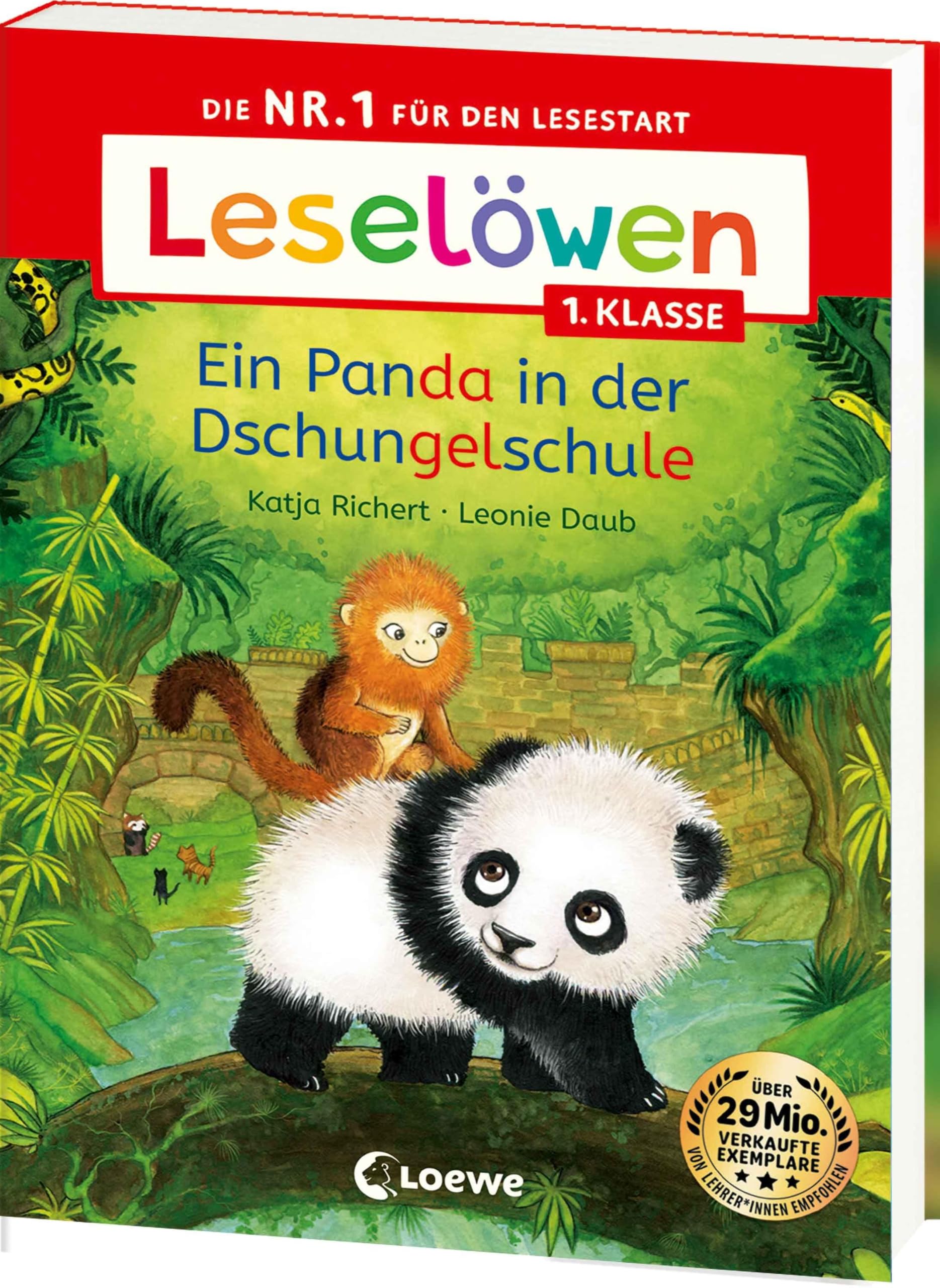 Leselöwen 1. Klasse - Ein Panda in der Dschungelschule: Auf ins