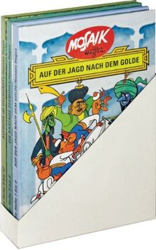 Mosaik von Hannes Hegen: Auf der Jagd nach dem Golde /Die rasende Seemühle /Aufruhr im Dschungel: Dreibändige Buchausgabe der Hefte 1 bis 12 des Mosaik von Hannes Hegen