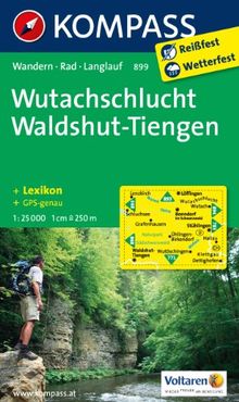 Wutachschlucht - Waldshut - Tiengen: Wanderkarte mit Aktiv Guide, Radwegen und Loipen. GPS-genau. 1:25000