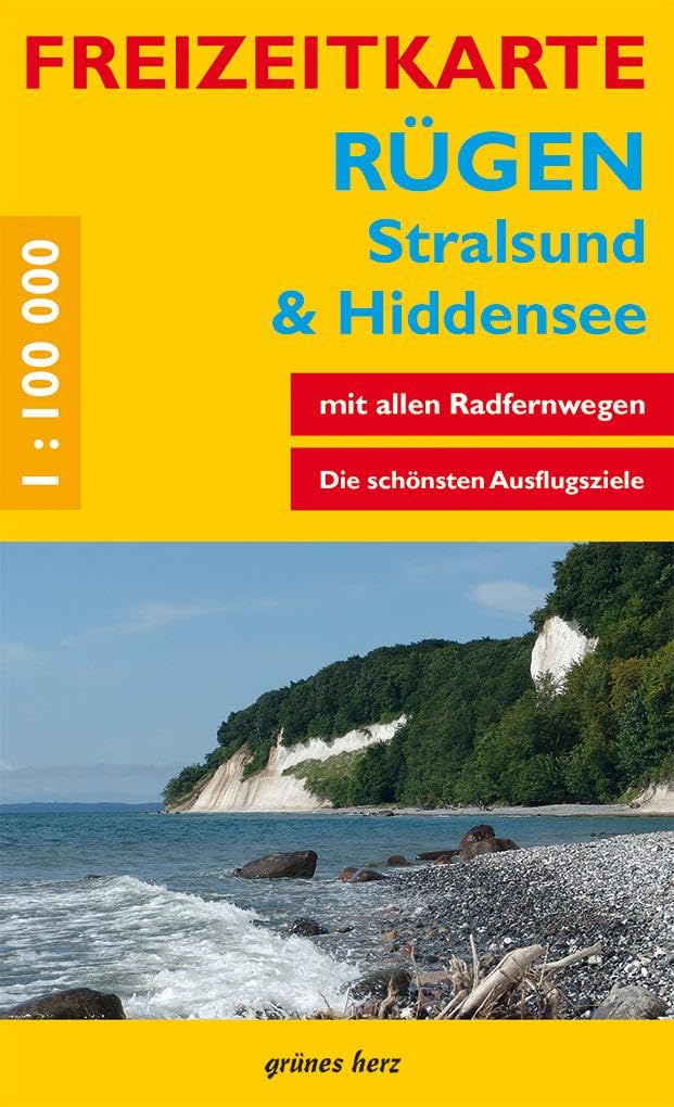 Freizeitkarte Rügen: Mit Stralsund und Greifswald. Mit Ortsregister. Maßstab 1:100.000. (Freizeitkarten: Mit Ortsregister. 1:100.000)
