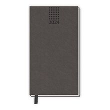 Trötsch Taschenterminer Soft Touch Anthrazit 2024: Soft Touch Terminkalender