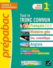 Prepabac Tout Le Tronc Commun 1re Generale Bac 2021 Nouveau Programme De Premiere 2020 2021 Prepabac 57 Von Collectif