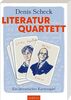 Denis Scheck Literatur-Quartett: Ein literarisches Kartenspiel | Literaturwissen als Kartenspiel, für alle Bücherfreunde
