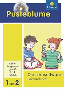 Pusteblume. Das Arbeitsbuch Sachunterricht - Allgemeine Ausgabe 2009: Lernsoftware 1 / 2