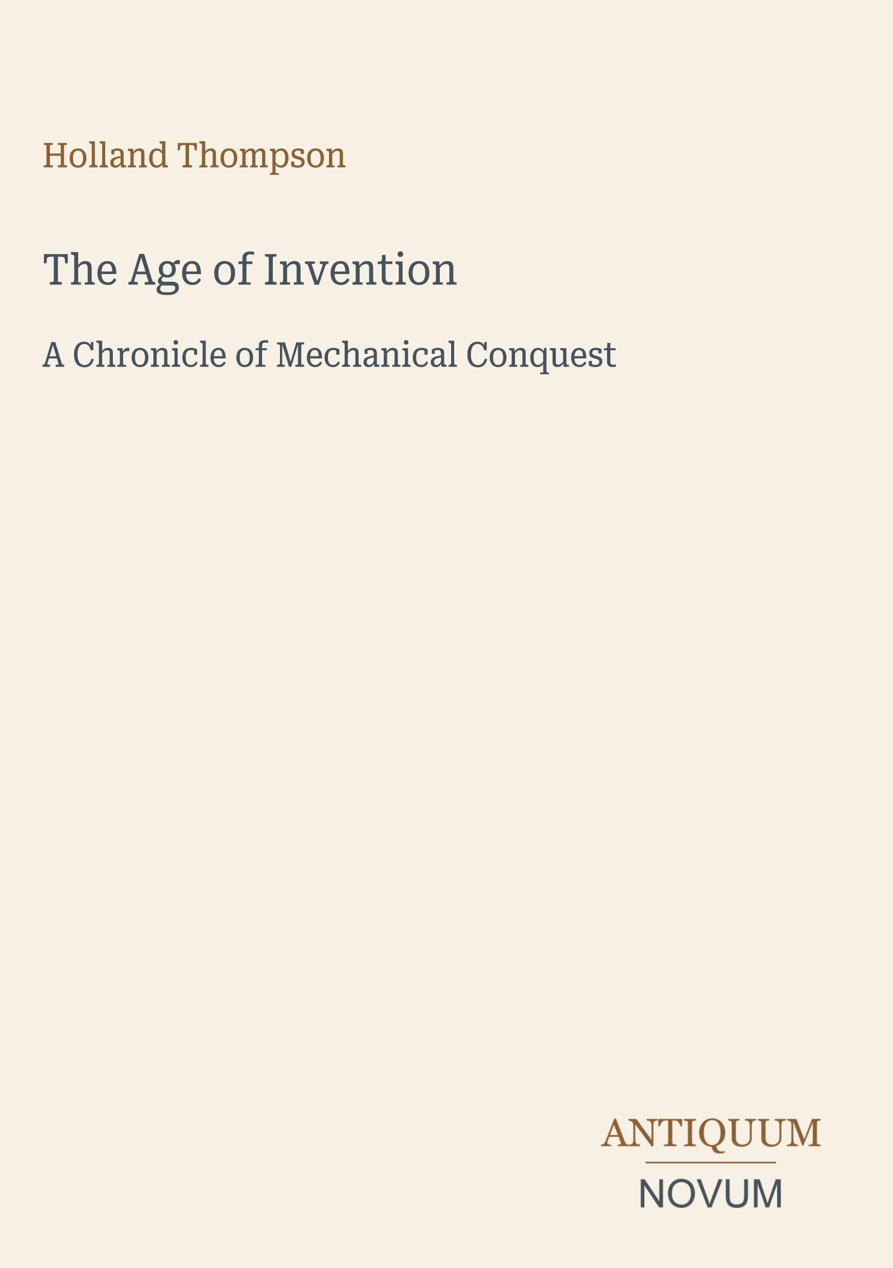 The Age of Invention