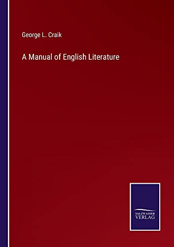A Manual of English Literature
