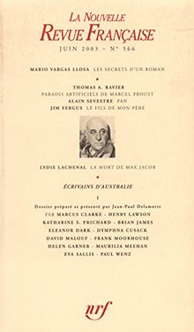 Nouvelle revue française, n° 566. Ecrivains d'Australie