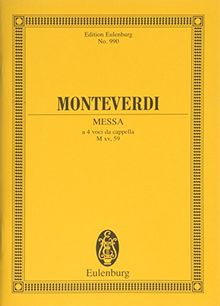 Messa Nr. II in F: M xv, 59. gemischter Chor (SATB) a cappella oder mit Basso continuo. Studienpartitur. (Eulenburg Studienpartituren)