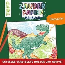 Zauberpapier Malbuch Dinosaurier: Entdecke versteckte Muster und Motive!