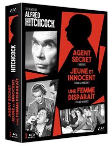 Alfred hitchcock : une femme disparait + agent secret + jeune et innocent [Blu-ray] [FR Import]