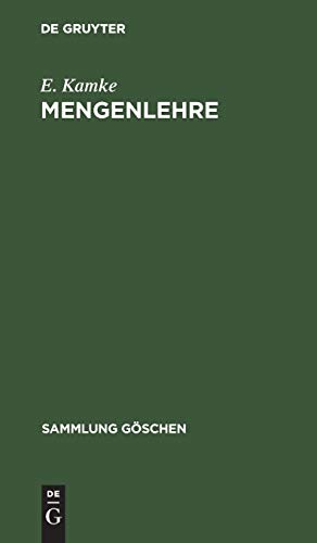 Mengenlehre (Sammlung Göschen, 999, Band 999)