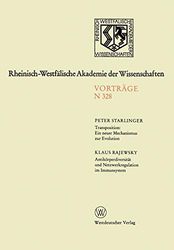 Transposition: 301. Sitzung am 1. Dezember 1982 in Düsseldorf (Rheinisch-Westfälische Akademie der Wissenschaften, 328, Band 328)