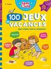 100 Jeux de vacances avec Sami et Julie Du CE1 au CE2 (7-8 ans) - Cahier de vacances 2022: Avec 1 crayon