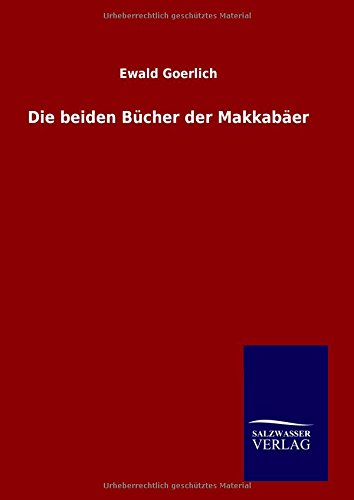 Die beiden Bücher der Makkabäer