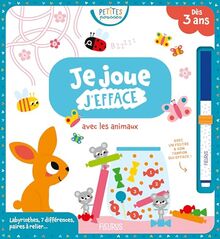 Je joue, j'efface avec les animaux