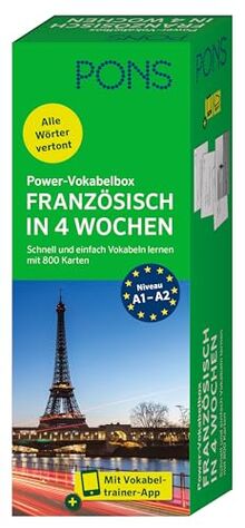 PONS Power-Vokabelbox Französisch: Schnell und einfach Vokabeln lernen mit 800 Karten