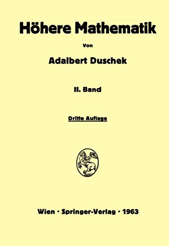 Höhere Mathematik, Band 2