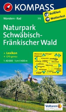 Naturpark Schwäbisch-Fränkischer Wald: Wanderkarte mit Aktiv Guide und Radwegen. GPS-genau. 1:40000